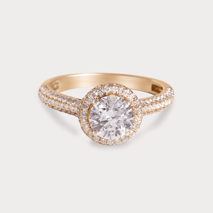Cadence Solitaire Diamond Ring