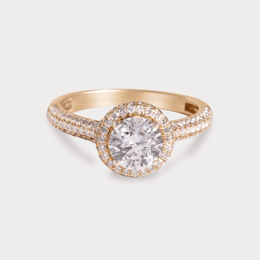 Cadence Solitaire Diamond Ring