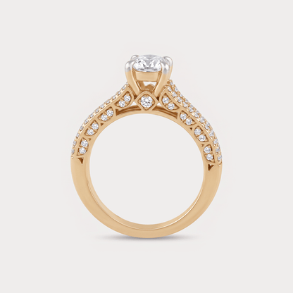 Refrain Solitaire Diamond Ring