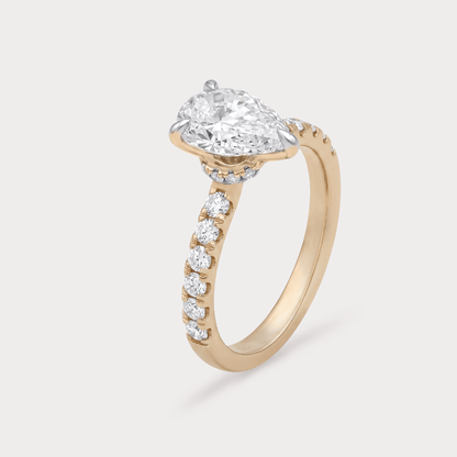 Canticle Solitaire Diamond Ring