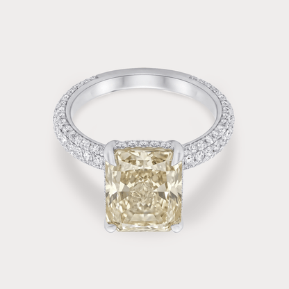 Radiant Pledge Champagne Diamond Cocktail Ring