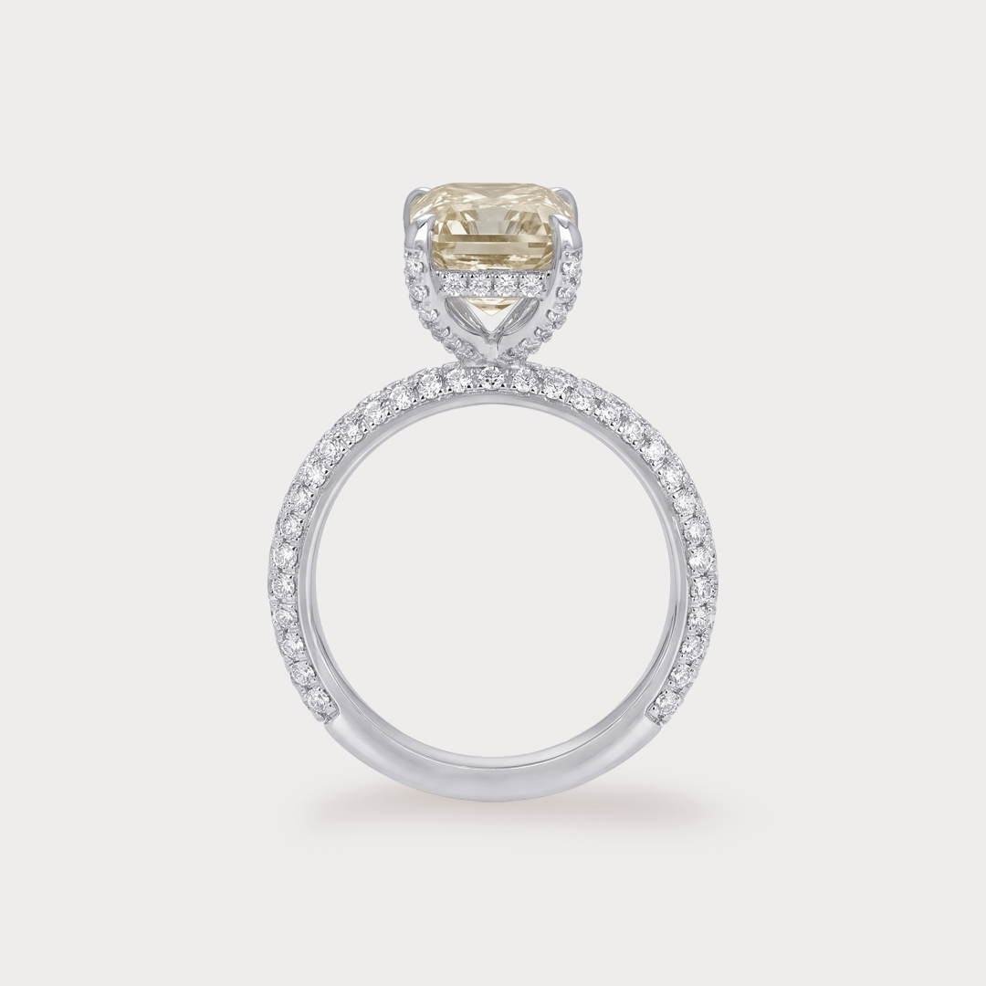 Radiant Pledge Champagne Diamond Cocktail Ring
