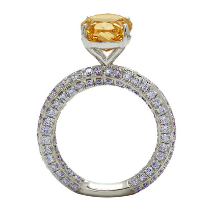 Aukera – Champagne Oval Grandeur Ring