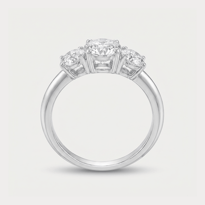 Bonheur Solitaire Diamond Ring
