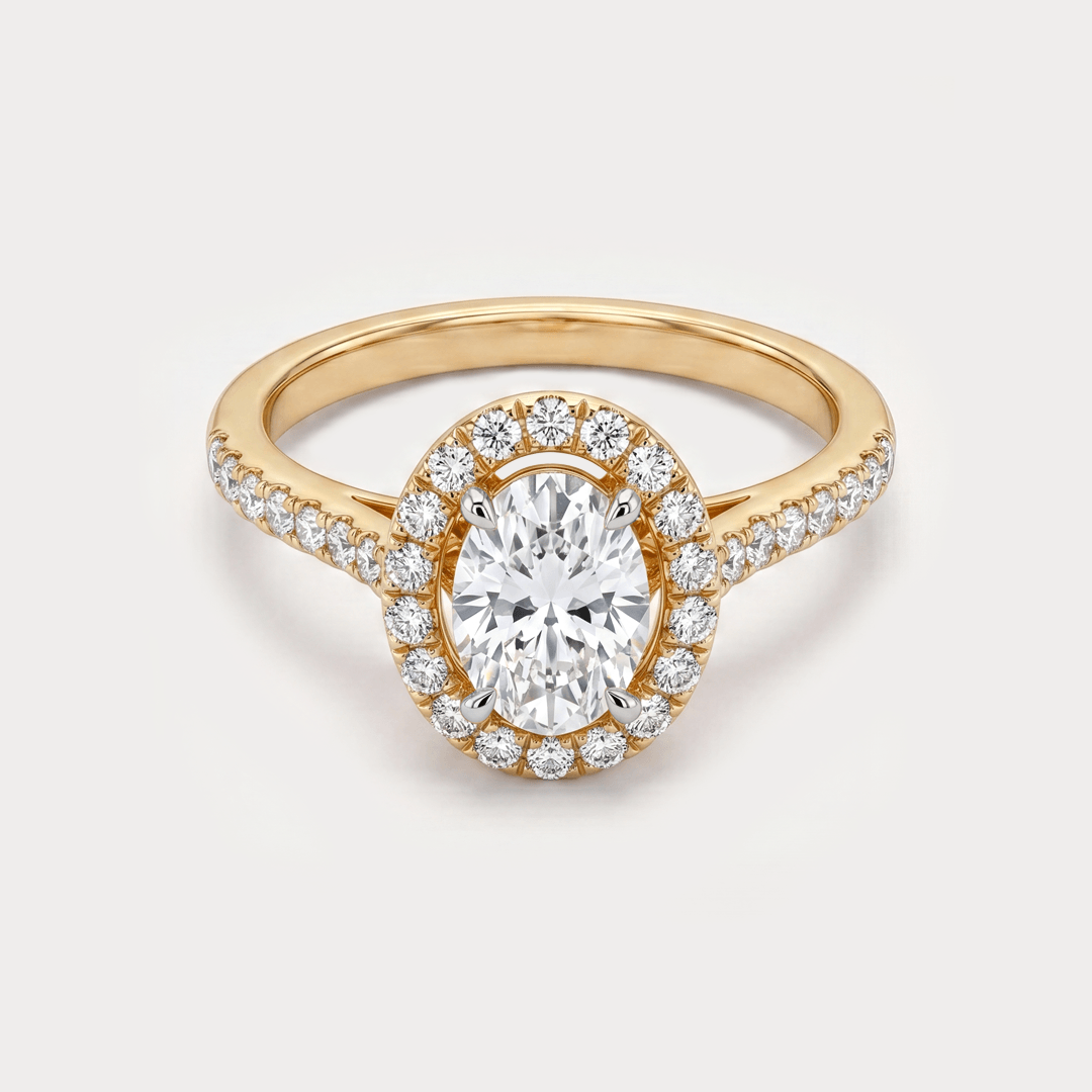 Verdant Mini-Solitaire Diamond Rings