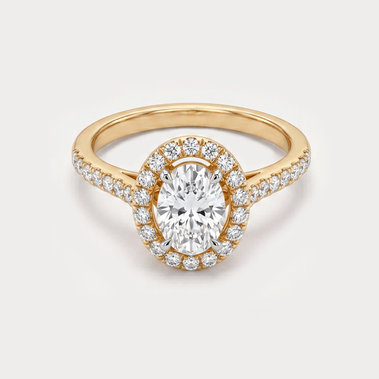 Verdant Mini-Solitaire Diamond Rings