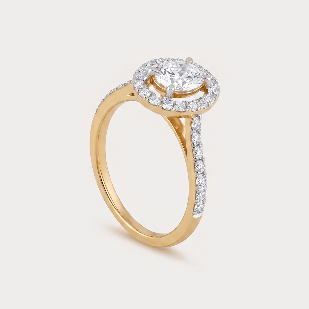 Verdant Mini-Solitaire Diamond Rings