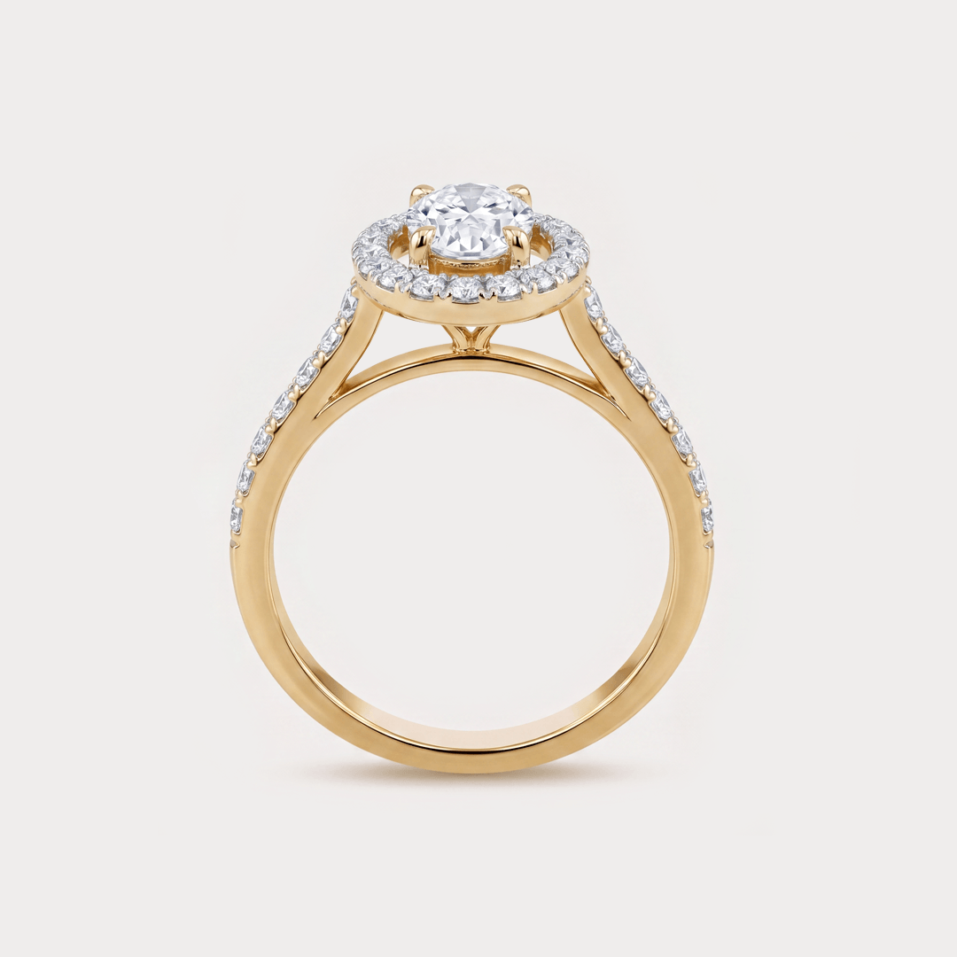 Verdant Mini-Solitaire Diamond Rings
