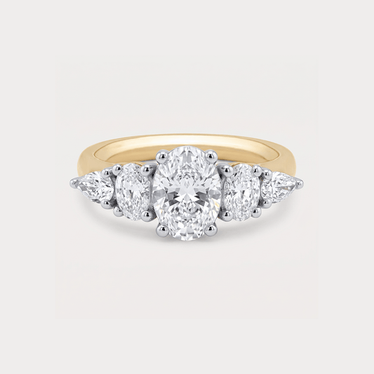 Clair de Lune Solitaire Diamond Ring