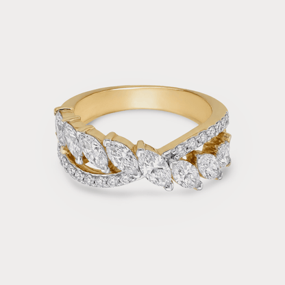 Chain Diamond Rings