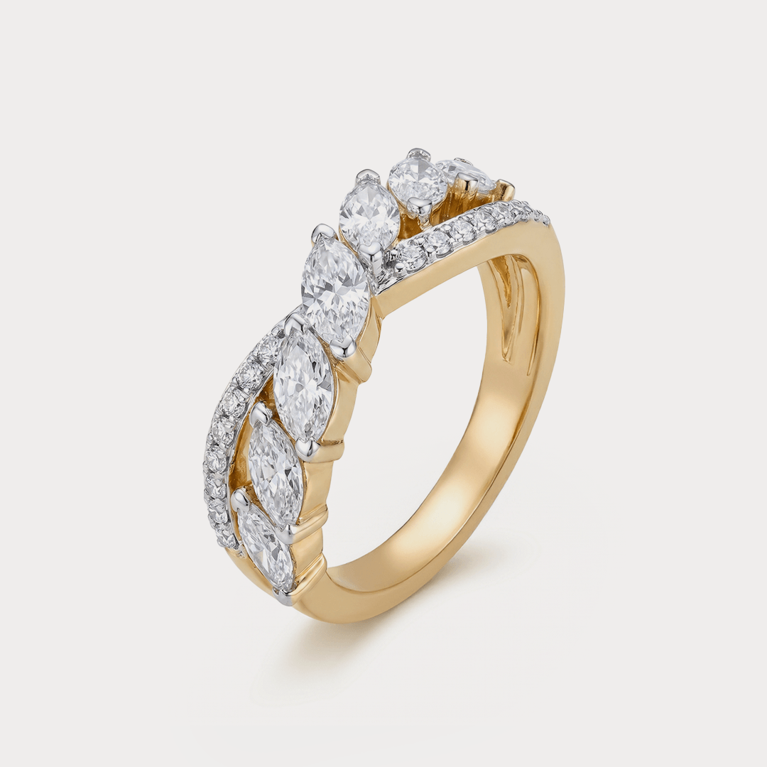 Chain Diamond Rings