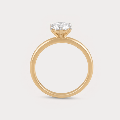 Chemin Solitaire Diamond Ring