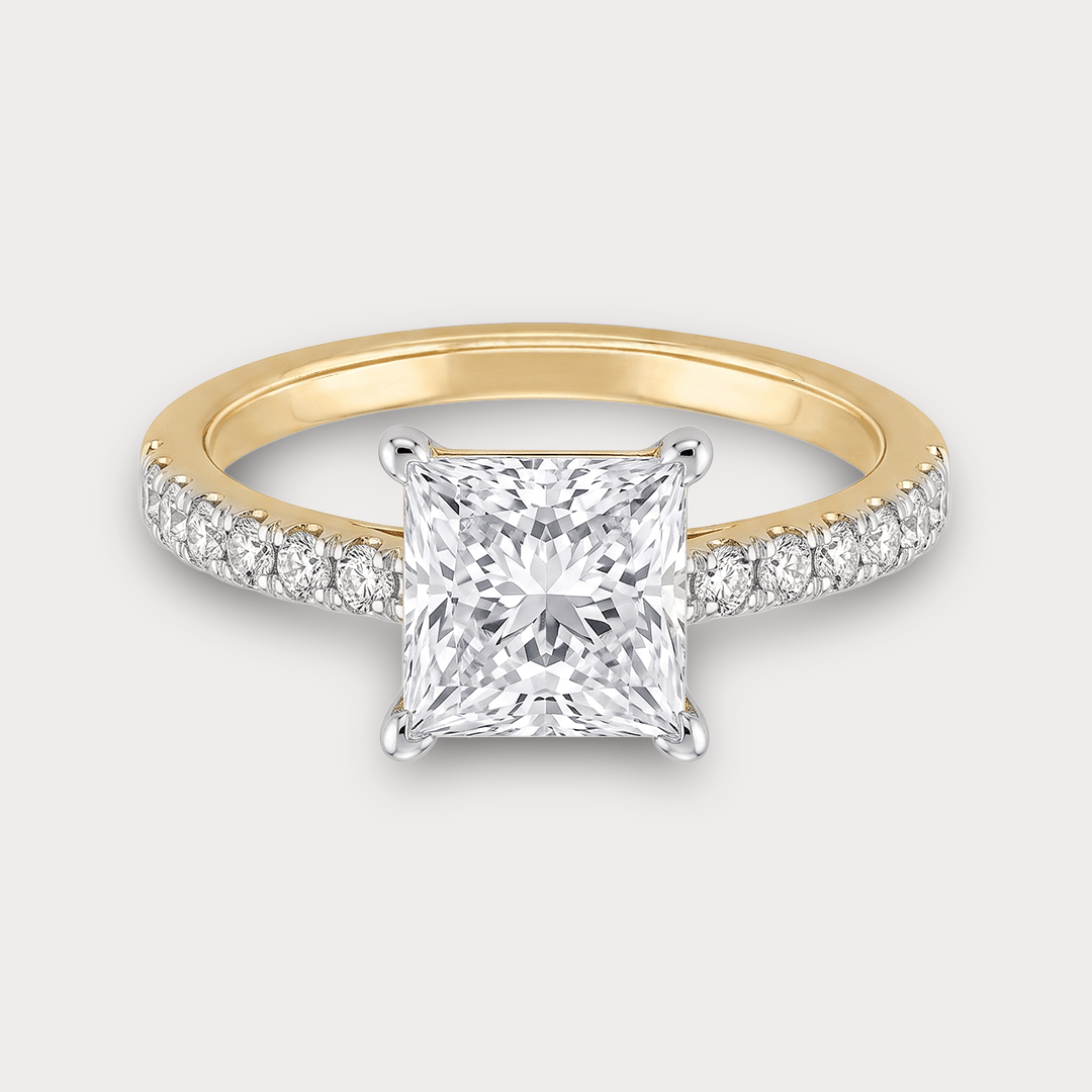 Luce di Luna Solitaire Diamond Ring