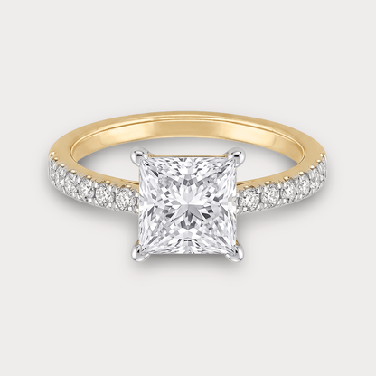 Luce di Luna Solitaire Diamond Ring