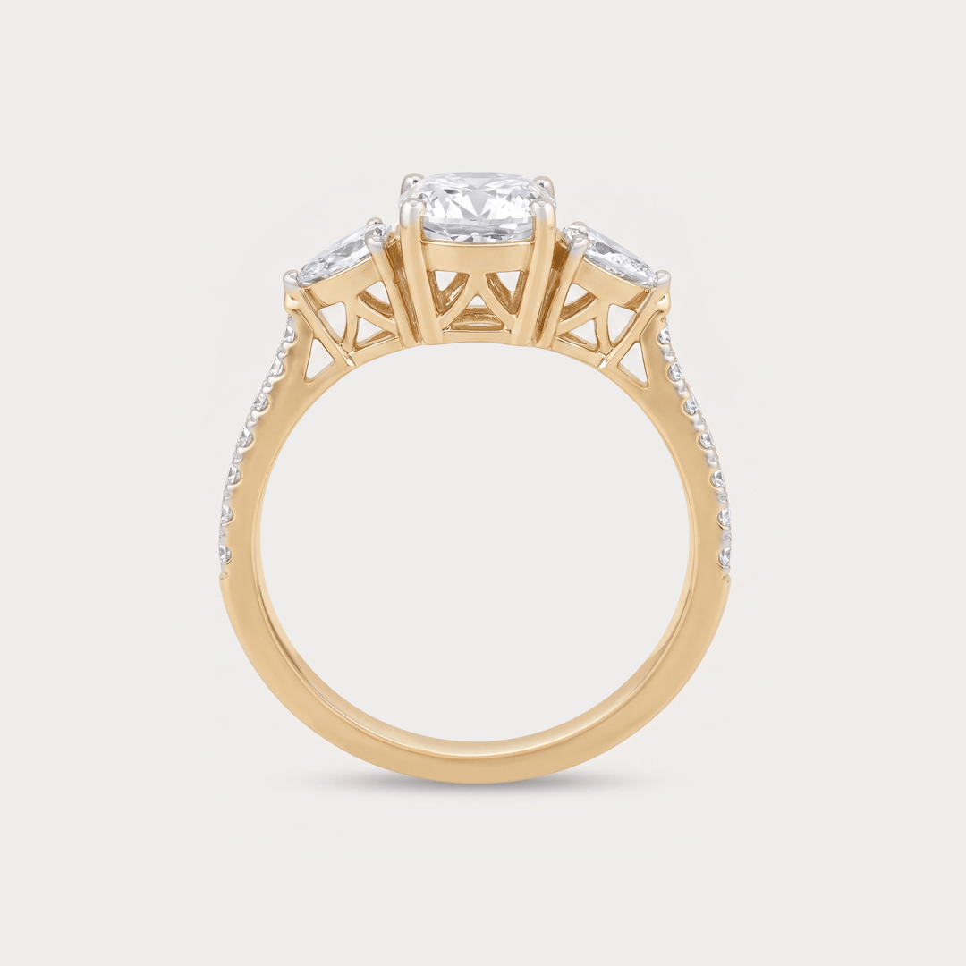 Raíz Solitaire Diamond Ring