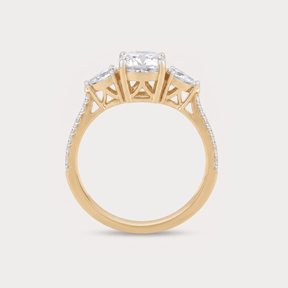 Raíz Solitaire Diamond Ring
