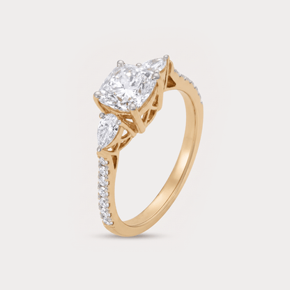 Raíz Solitaire Diamond Ring