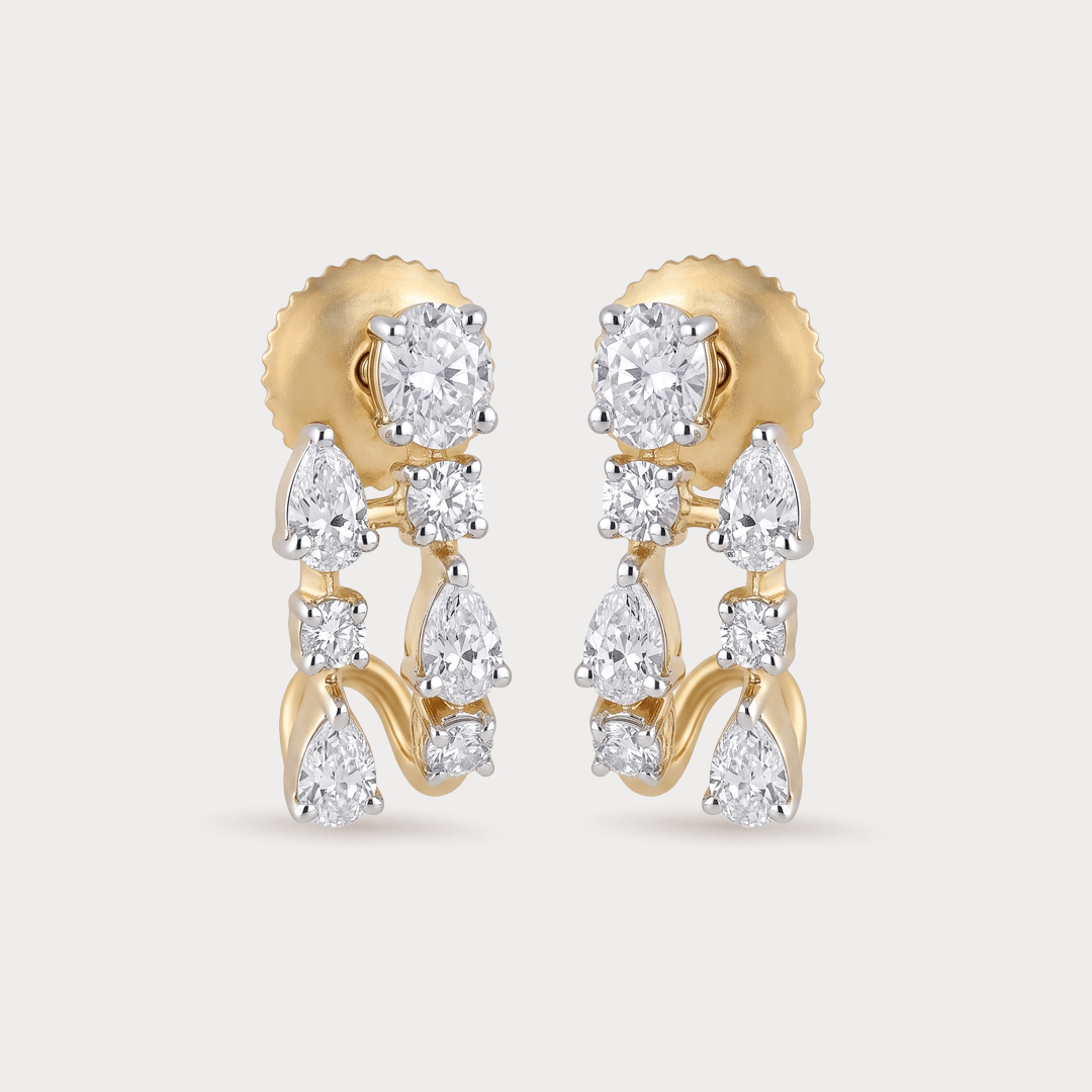 Captiva Cluster Diamond Earrings