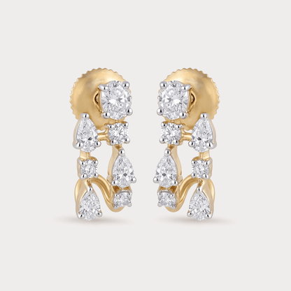 Captiva Cluster Diamond Earrings