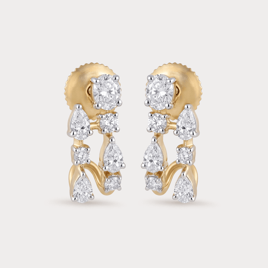 Captiva Cluster Diamond Earrings