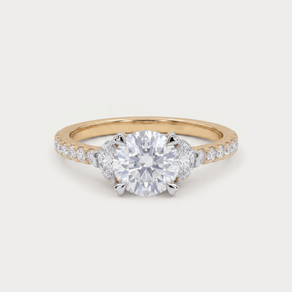 Douce Mini Solitaire Diamond Bridal Ring