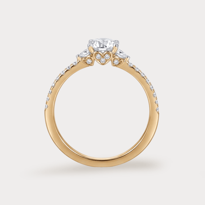 Douce Mini Solitaire Diamond Bridal Ring