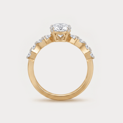 Précieuse Solitaire Diamond Bridal Ring