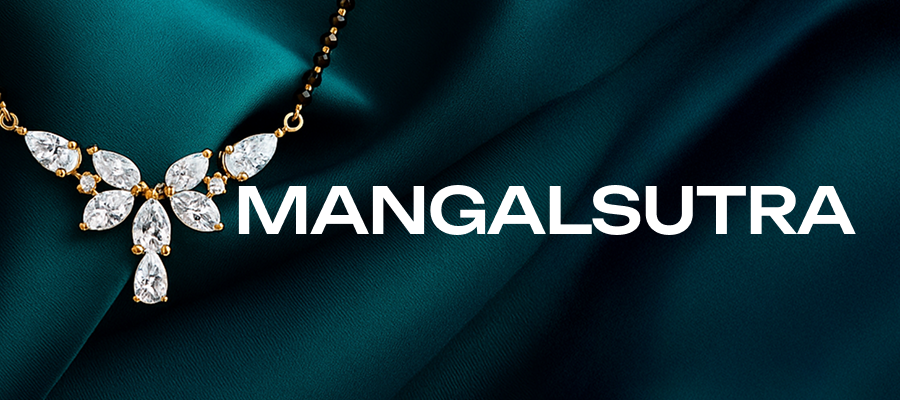 Buy Lab Grown Diamond Mangalsutra Online in Gold for Women