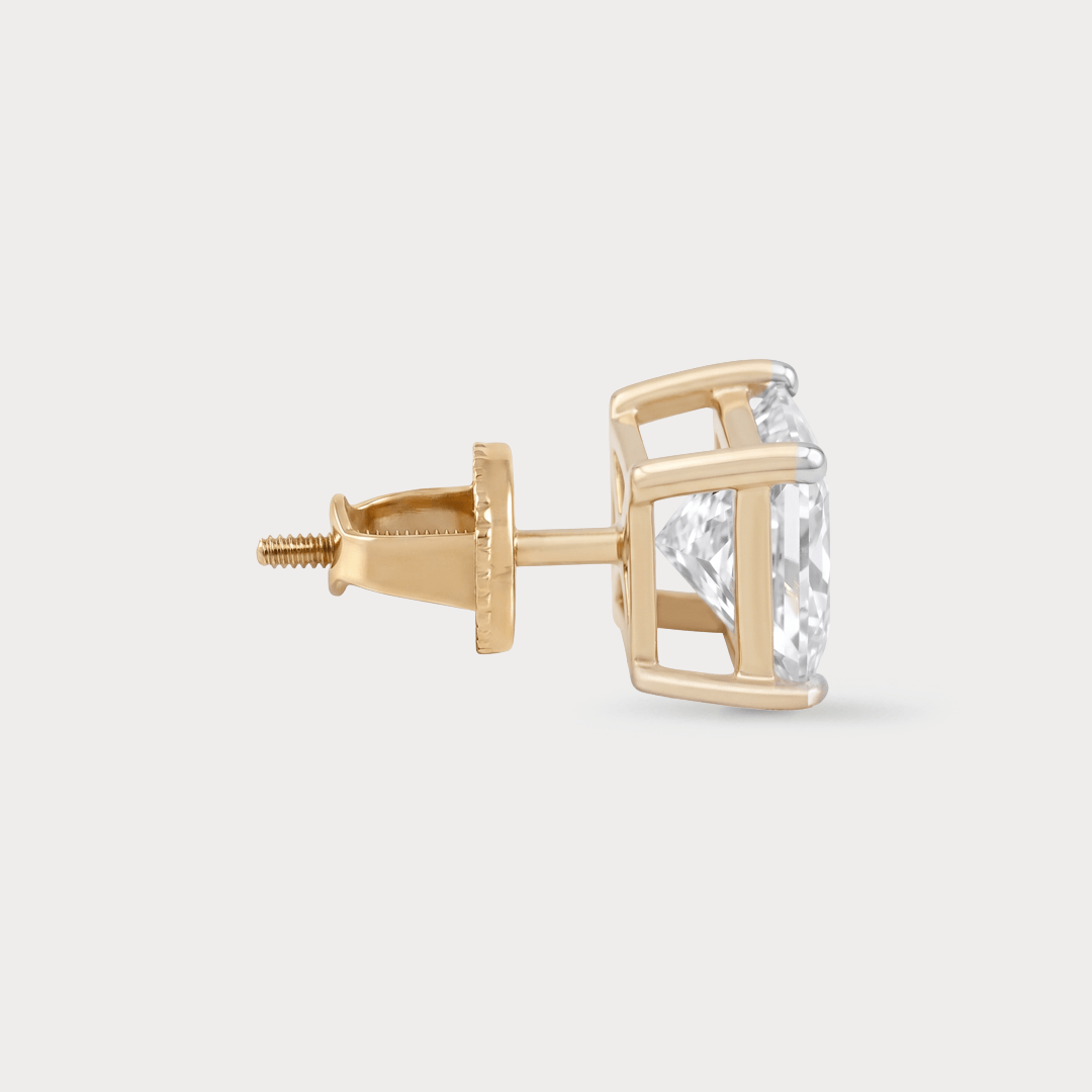 Cara Halo Diamond Stud Earrings