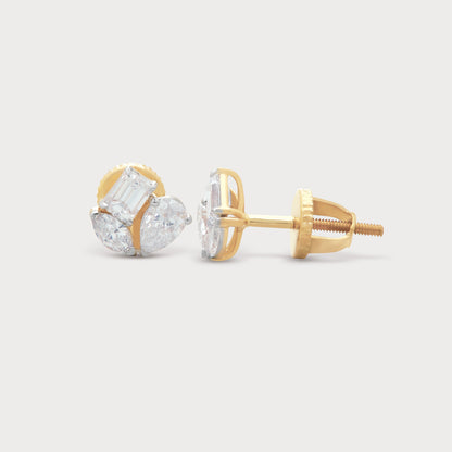Spruce Trio Diamond Studs