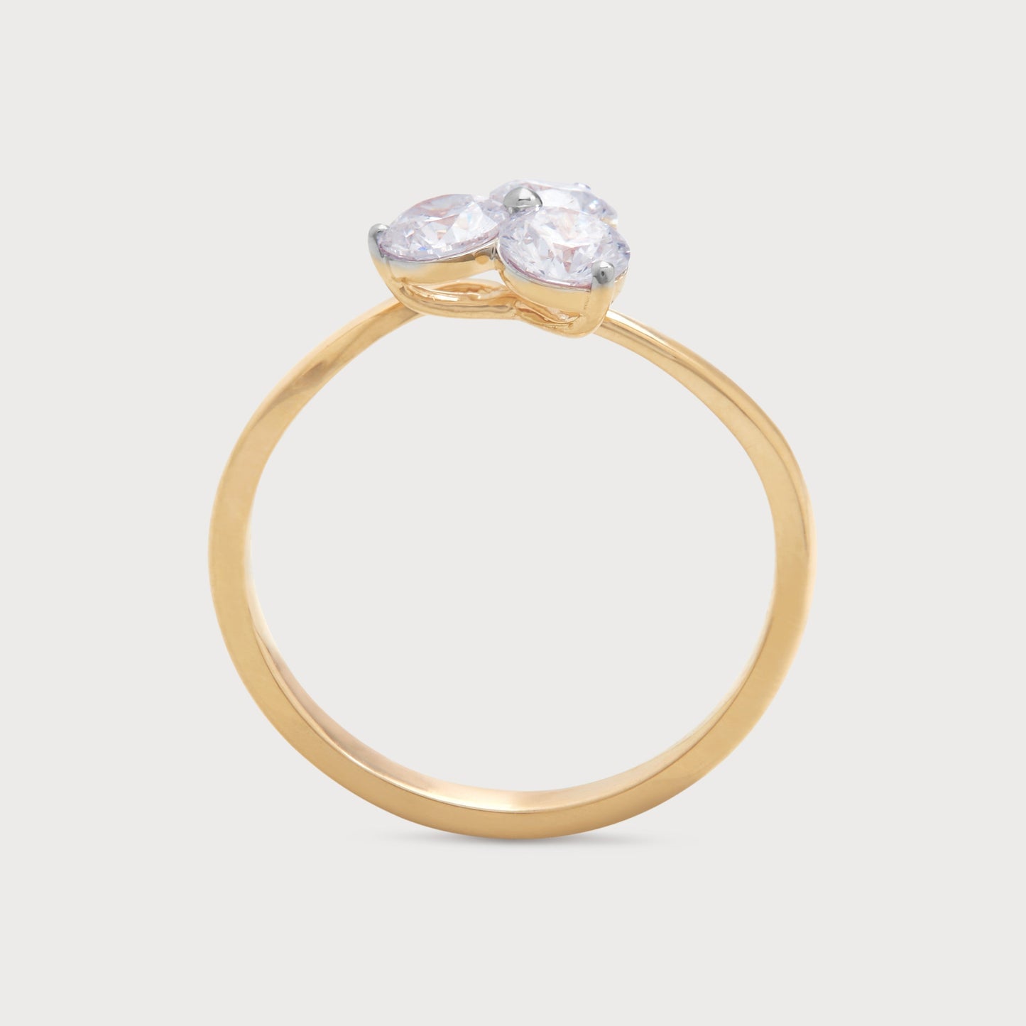 Triptych Diamond Ring