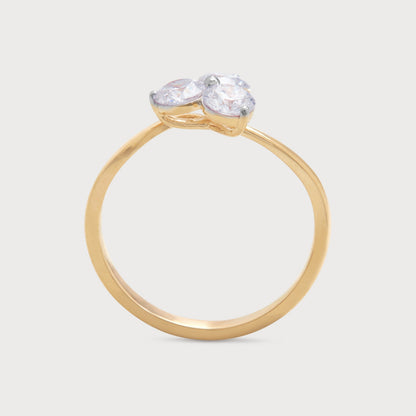 Triptych Diamond Ring