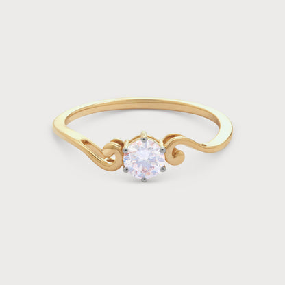 Wavecrest Diamond Ring
