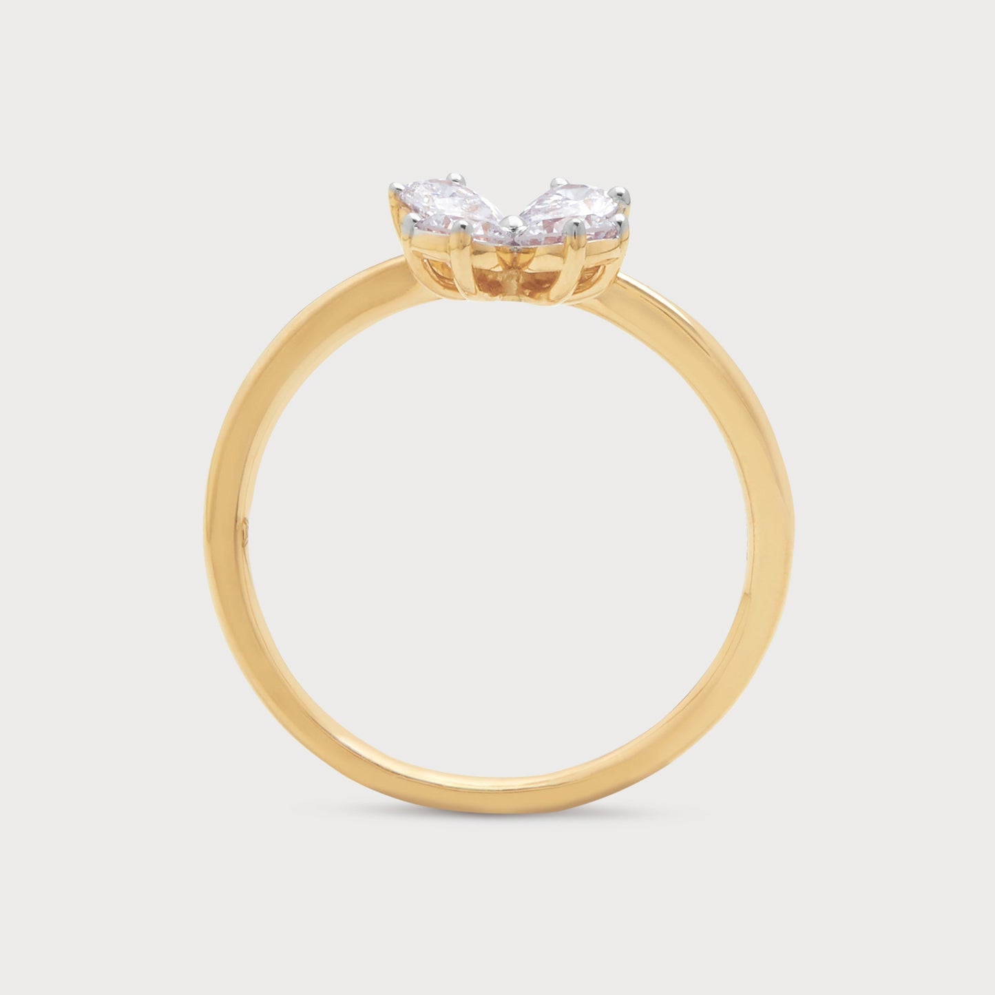 Cloverleaf Diamond Ring