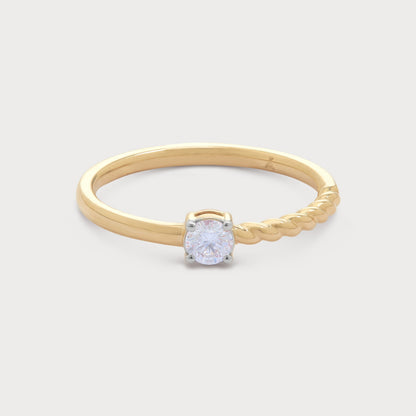 Tresse Diamond Ring