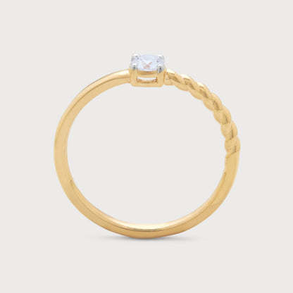 Tresse Diamond Ring