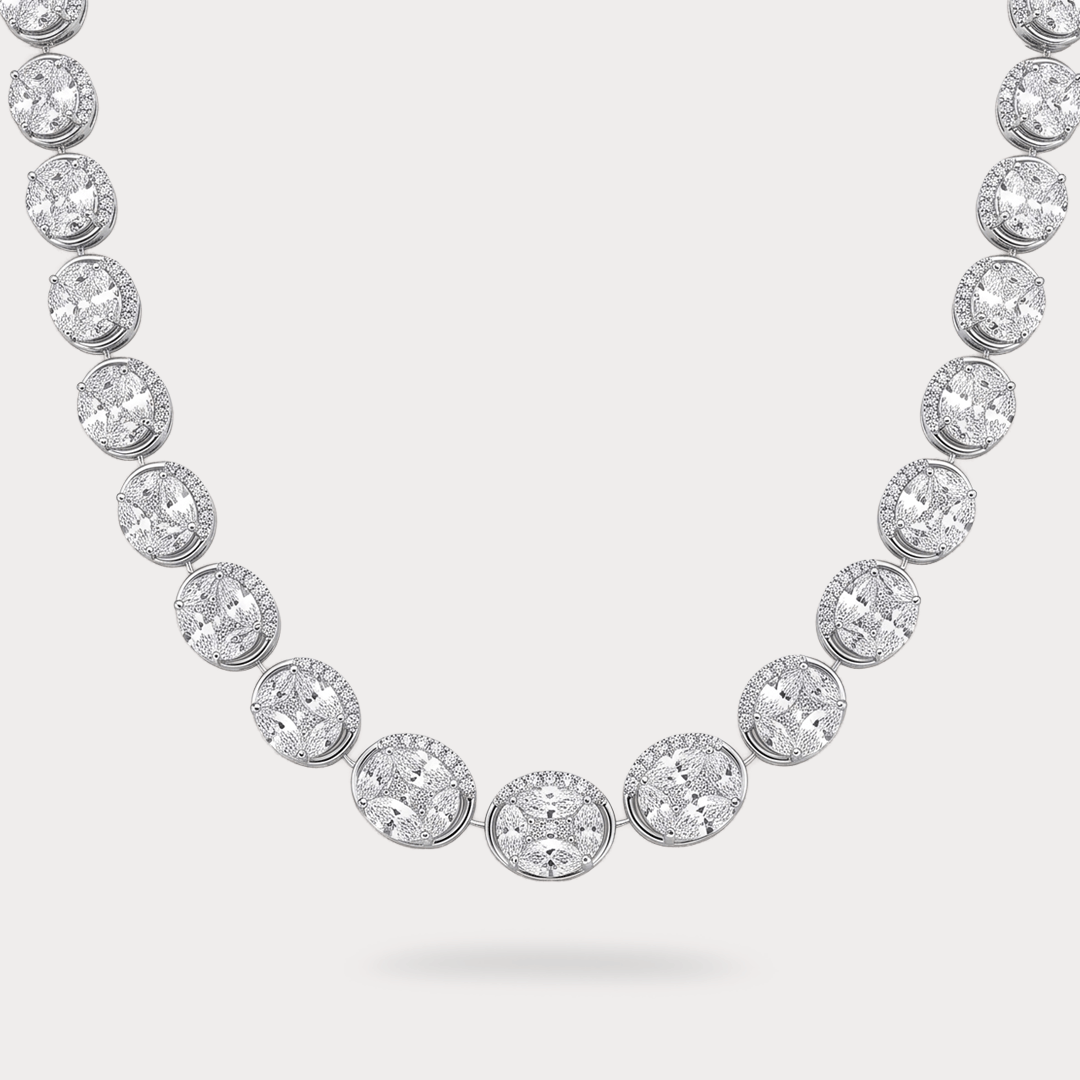 Fond Memoir Station Diamond Necklace