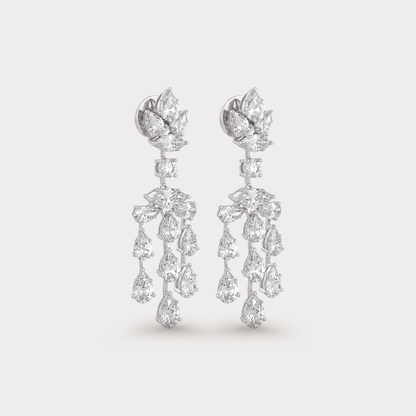 Windloomed Dangle Diamond Earrings