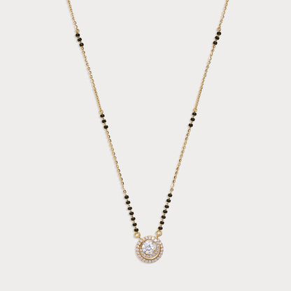 Radiant Halo Diamond Mangalsutra