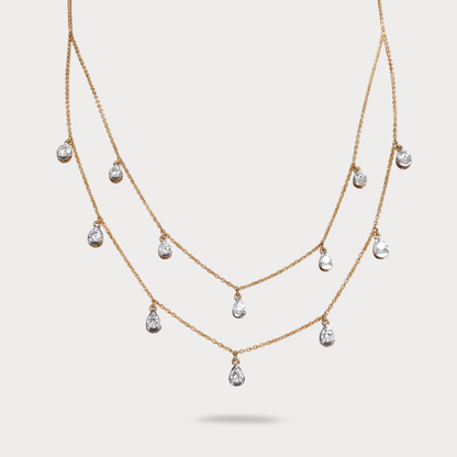 Dancing Diamond Necklace