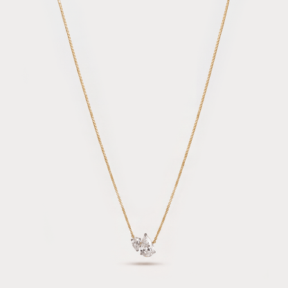 Vedette Pendant Diamond Necklace