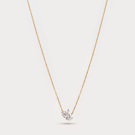 Vedette Pendant Diamond Necklace