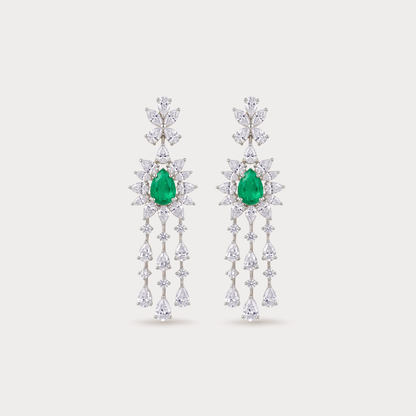 Seraphic Diamond Drop Earrings