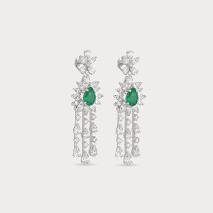 Seraphic Diamond Drop Earrings