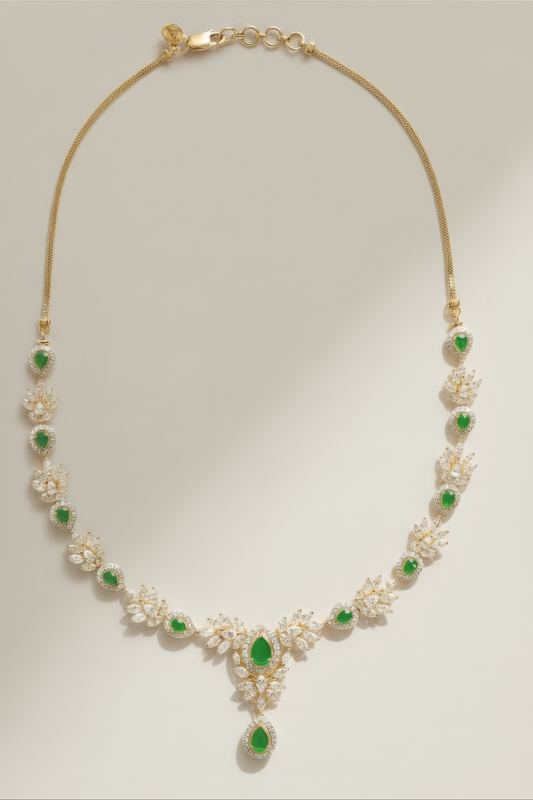 The Emerald Symphony Necklace