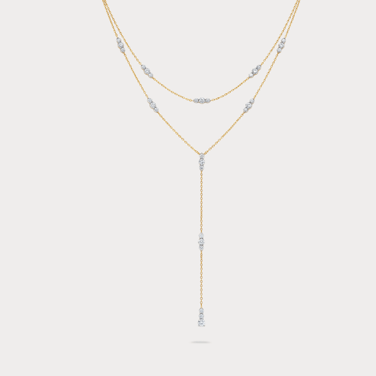 Sky Lume Lariat Diamond Necklace