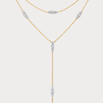 Sky Lume Lariat Diamond Necklace