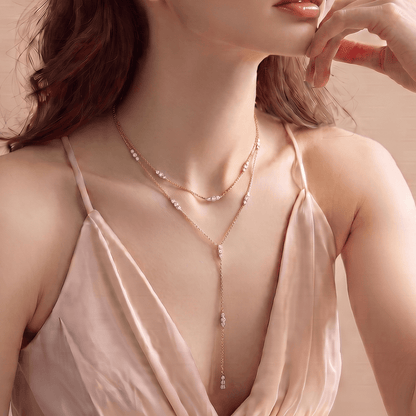 Sky Lume Lariat Diamond Necklace