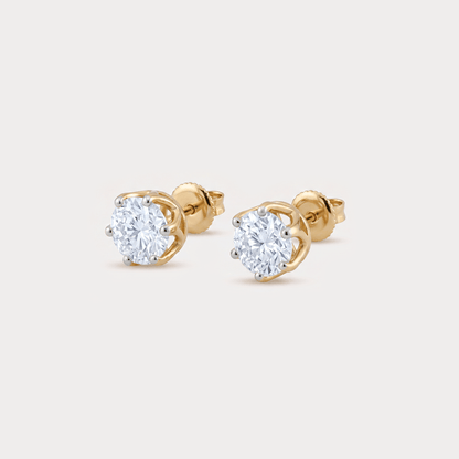 Statement 1 carat Solitaire Diamond EarRing