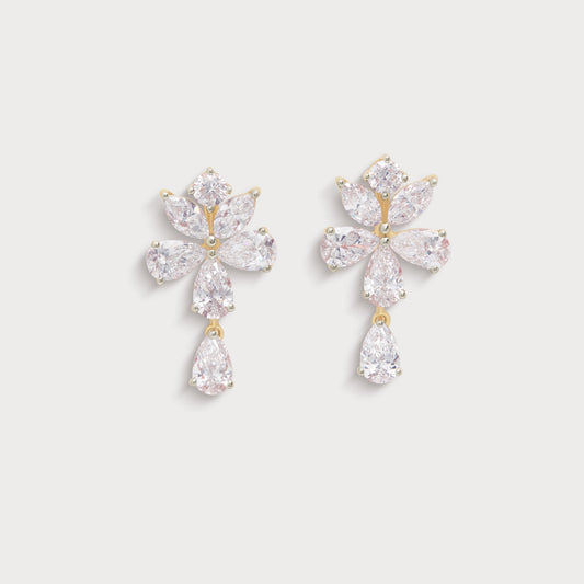 Meira Flare Diamond Earrings